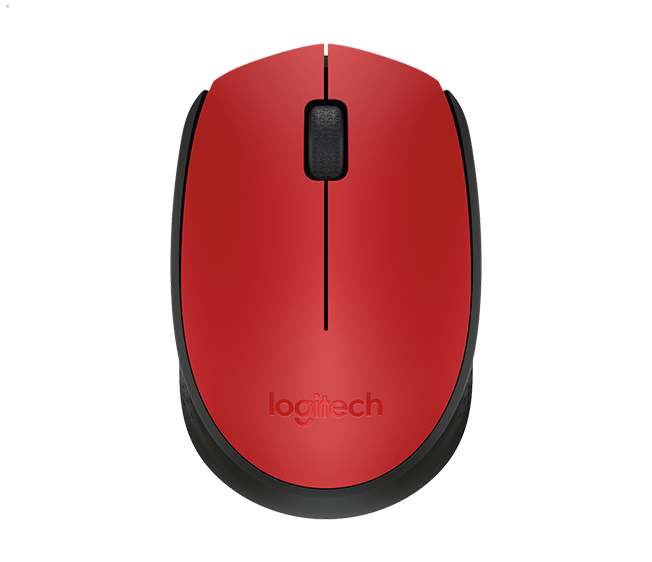 Мышь Logitech Wireless Mouse M171, red, (910-004641)
