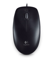 Мышь Logitech B100 Optical Mouse, USB, 1000dpi, Black, (910-003357)