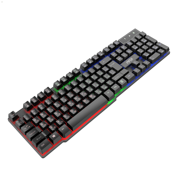 Игровая клавиатура HIPER KG101 (Membrane 104keys, 1.5m cable, USB) (KG101)