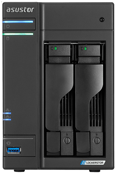 Сетевое хранилище ASUSTOR AS6602T 2-Bay NAS 90IX01F0-BW3S10 (AS6602T)