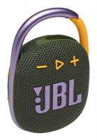 JBL CLIP 4 портативная А/С: 5W RMS, BT 5.1 цвет зеленый (JBLCLIP4GRN)