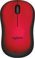 Мышь Logitech Wireless Mouse M220, Silent, Red (910-004880)