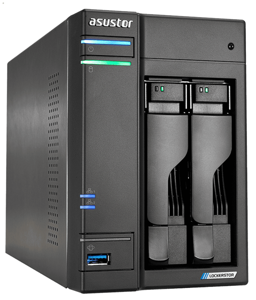 Сетевое хранилище ASUSTOR AS6602T 2-Bay NAS 90IX01F0-BW3S10 (AS6602T)