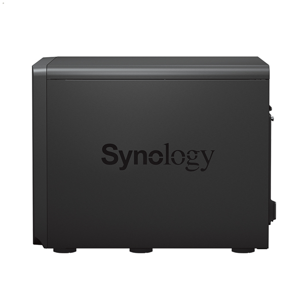 Synology 6C2,2GhzCPU/2x8Gb(up to 48)/RAID0,1,10,5,6/up to 12hot plug HDDs SATA(3,5' or 2,5') (up to 36 with 2xDX1222)/2xUSB3.0/2GigEth(2x10Gb)/iSCSI/2xIPcam(up to 90)/1xPS/5YW