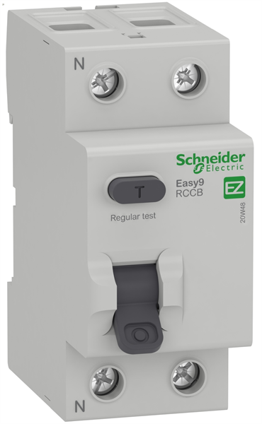 ДИФ. ВЫКЛ. Schneider Electric EASY 9 (УЗО) 2П 25А 10мА AC (EZ9R14225)