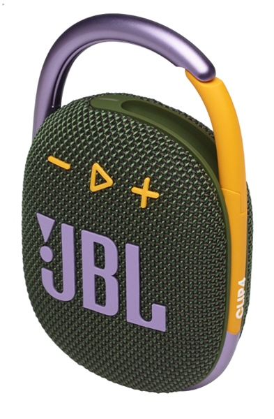 JBL CLIP 4 портативная А/С: 5W RMS, BT 5.1 цвет зеленый (JBLCLIP4GRN)