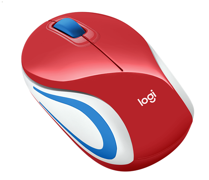 Мышь Logitech Wireless Mini Mouse M187, Red, (910-002732)