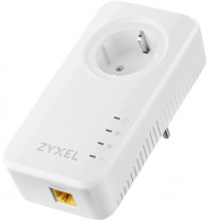 Комплект из двух Powerline адаптеров Zyxel PLA6457 со встроенной розеткой (PLA6457-EU0201F)
