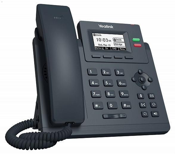 Телефон YEALINK SIP-T31G,  2 аккаунта, PoE, GigE, шт (SIP-T31G)