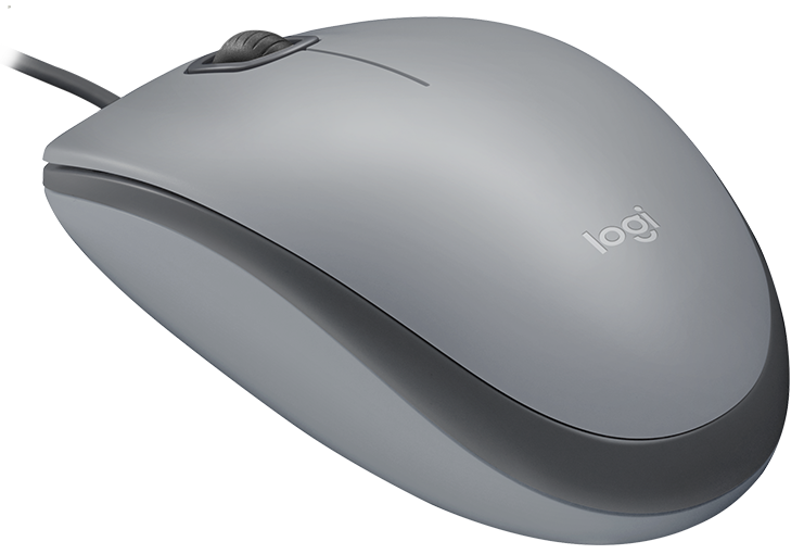 Мышь Logitech Mouse M110, USB, 1000dpi, Grey (910-005490)