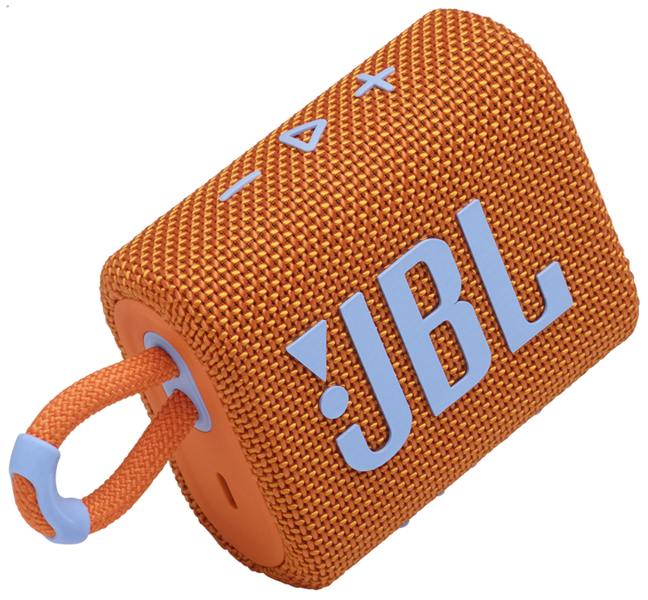 JBL GO 3 портативная А/С: 4,2W RMS, BT 5.1 цвет оранжевый (JBLGO3ORG)