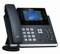Телефон YEALINK SIP-T46U, цветной экран, 2 порта USB, 16 аккаунтов, BLF,  PoE, GigE, без БП (SIP-T46U)
