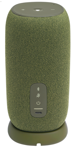 JBL Link Portable Yandex портативная А/С: 20W, BT 4.2, Wi-Fi IPX7, г/п Алиса цвет зеленый (JBLLINKPORGRNRU)