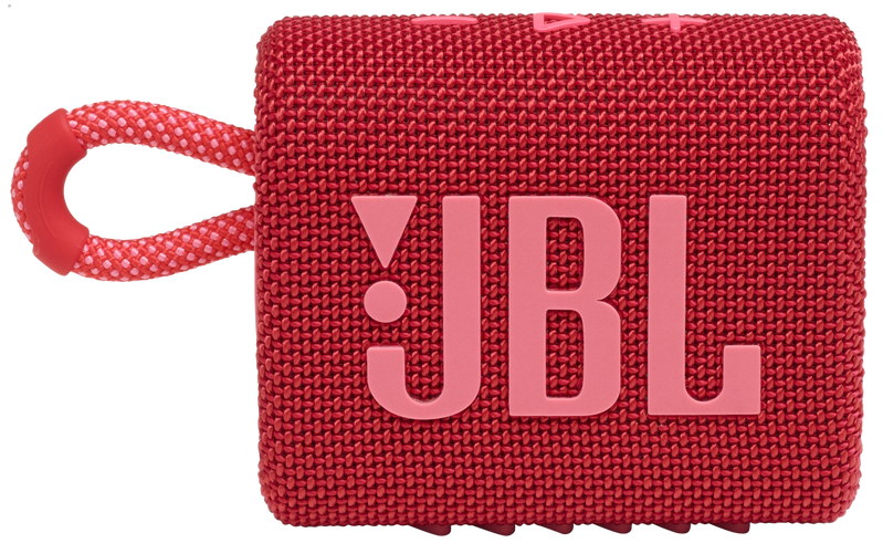 JBL GO 3 портативная А/С: 4,2W RMS, BT 5.1 цвет красный (JBLGO3RED)