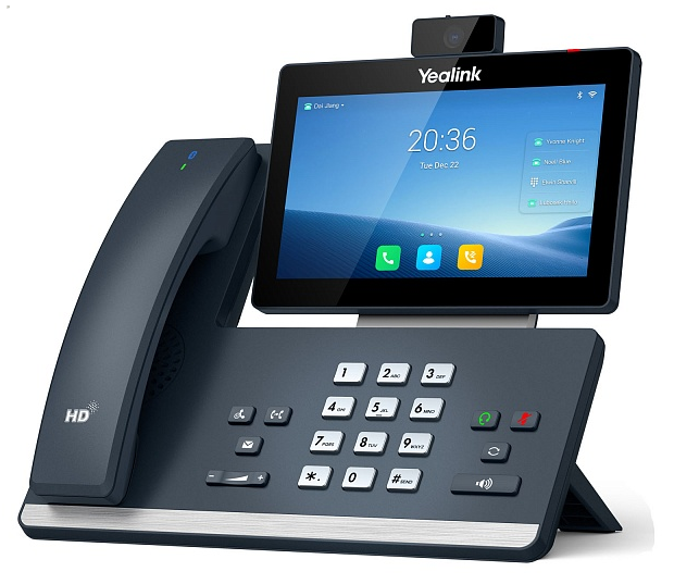 Телефон YEALINK SIP-T58W Pro with camera, видеотерминал, Android, WiFi, Bluetooth трубка, GigE, CAM50, без БП, шт (SIP-T58W Pro with camera)