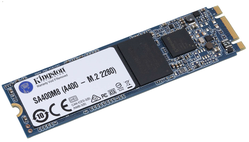 SSD-диск Kingston SSD 240GB A400 M.2 2280 SATA 3 (R500/W350MB/s) (Retail) (SA400M8/240G)